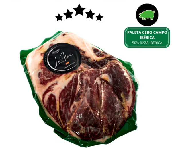 Paleta de Cebo Campo 50% Ibérica Deshuesada Lux Ibérico